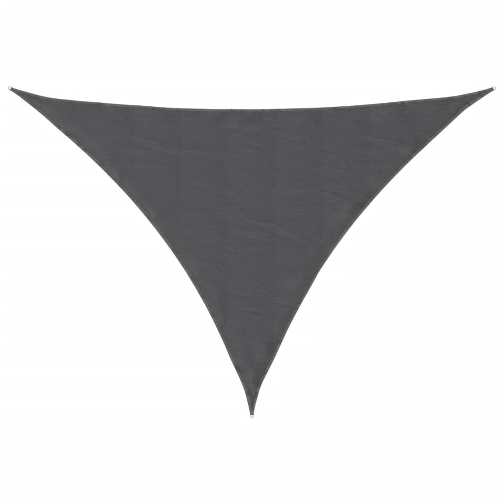 Vidaxl Sunshade Triangular 3,5x3,5x4,9 m Oxford Stof Anthracite Color
