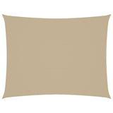 Vidaxl Sunshade rektangulær 3,5x5 m Oxford Stof beige