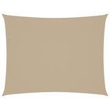 Vidaxl Sunshade Rectangular 4x5 M Oxford Stof beige