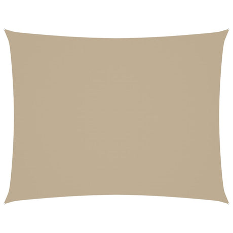 Vidaxl Sunshade Rectangular 4x5 M Oxford Stof beige
