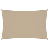 Vidaxx rektangulært solskærm 5x8 m oxford stof beige