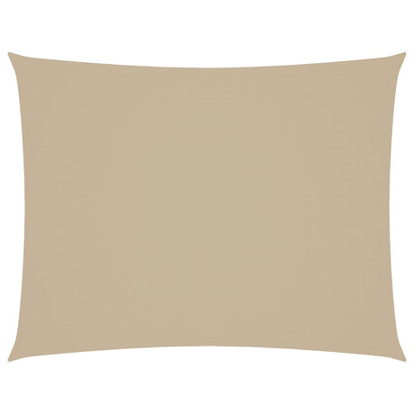 Vidaxx rektangulært solskærm 6x8 m oxford stof beige
