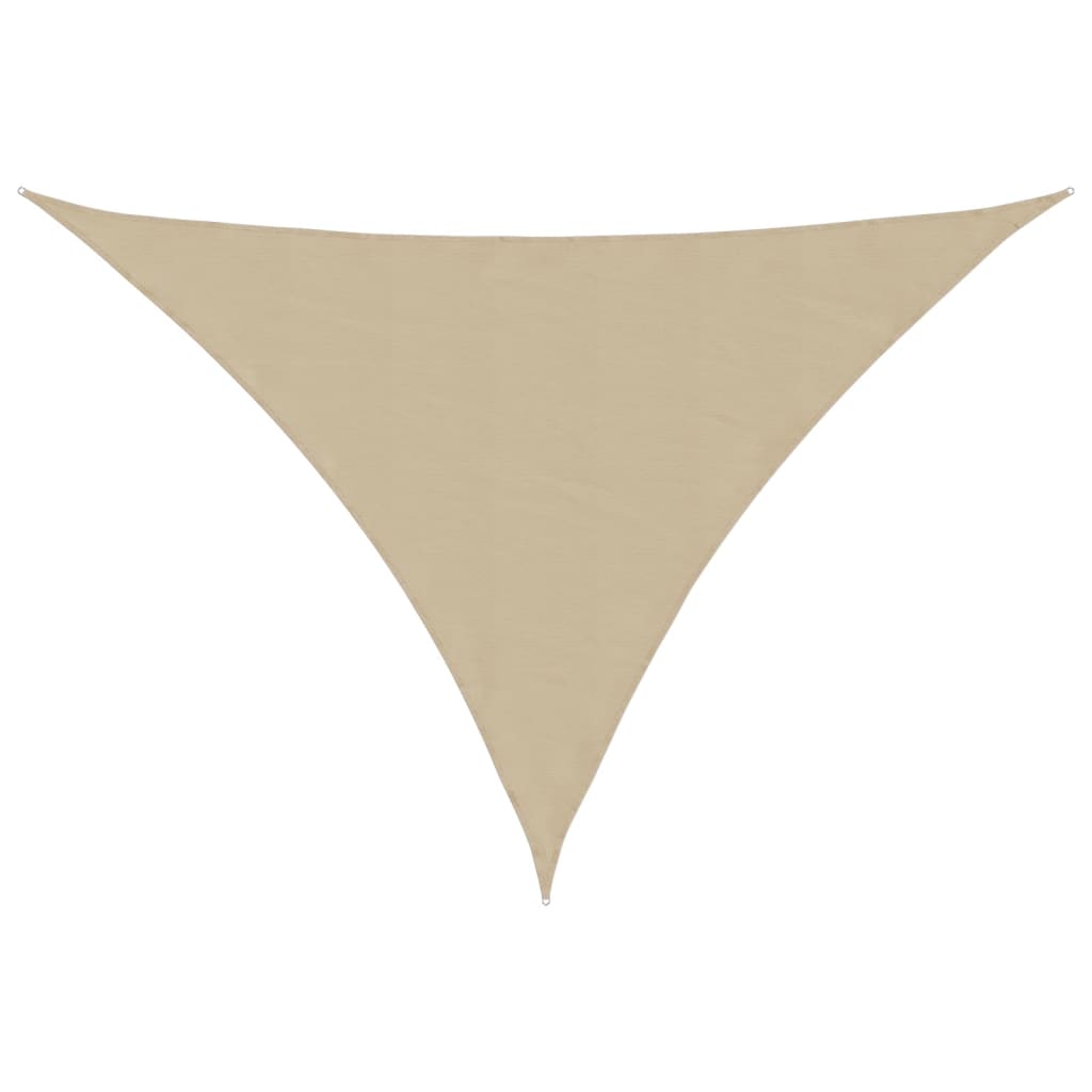 Vidaxl Sunshade Triangular 3x3x4,24 m Oxford Stof beige