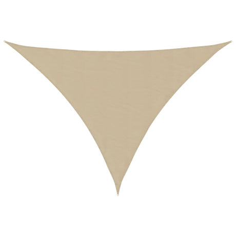 Vidaxx fortelt trekantet 5x6x6 m oxford stof beige