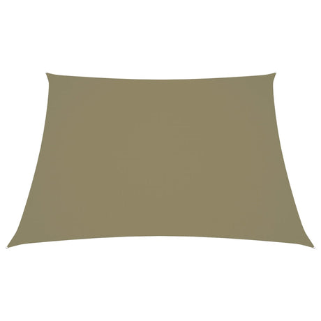 Vidaxl Zonnezeil Trapezium 2 4x3 M Oxford Stof beige
