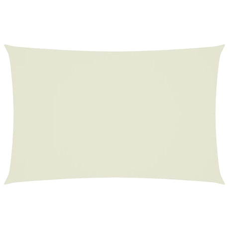 Vidaxl Sunshade Rectangular 2,5x5 M Oxford Fabric Crème -farvet -farvet