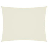 Vidaxl Sunshade Rectangular 3x4 M Oxford Fabric Cream -farvet