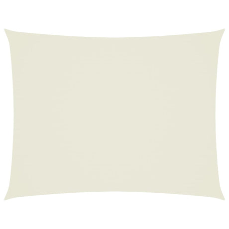 Vidaxl Sunshade Rectangular 3x4 M Oxford Fabric Cream -farvet