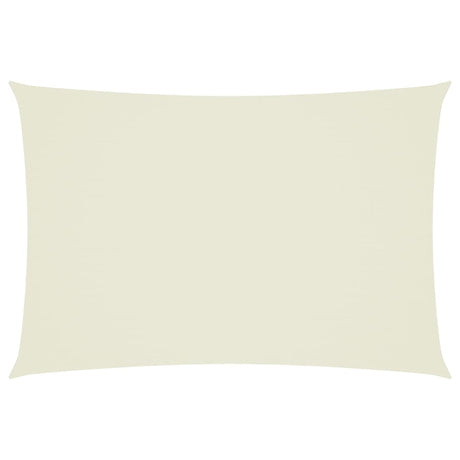 Vidaxl Sunshade Rectangular 3x5 M Oxford Fabric Crème farvet