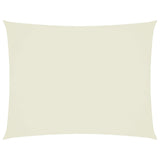 Vidaxl Sunshade Rectangular 3x6 M Oxford Fabric Crème farvet