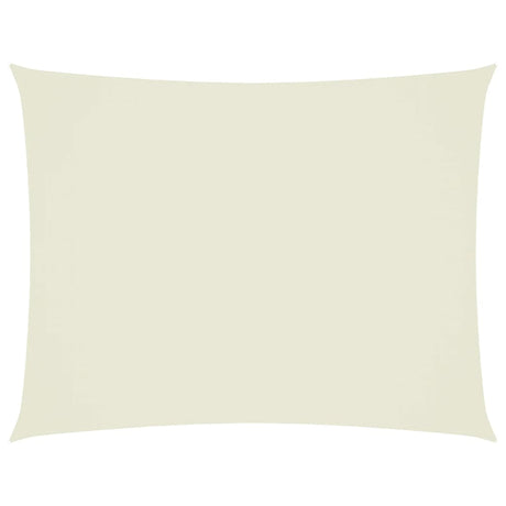 Vidaxl Sunshade Rectangular 3x6 M Oxford Fabric Crème farvet