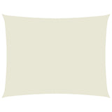 Vidaxl Sunshade Rectangular 3,5x4,5 m Oxford Fabric Crème -farvet