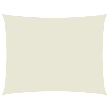 Vidaxl Sunshade Rectangular 3,5x4,5 m Oxford Fabric Crème -farvet