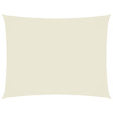 Vidaxl Sunshade Rectangular 3,5x5 M Oxford Fabric Crème -farvet -farvet