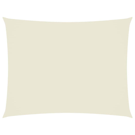 Vidaxl Sunshade Rectangular 3,5x5 M Oxford Fabric Crème -farvet -farvet