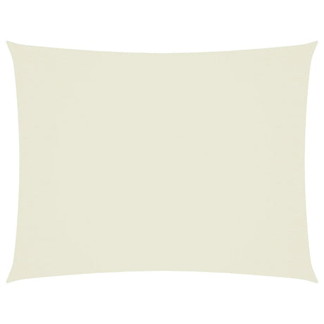 Vidaxl Sunshade Rectangular 3,5x5 M Oxford Fabric Crème -farvet -farvet