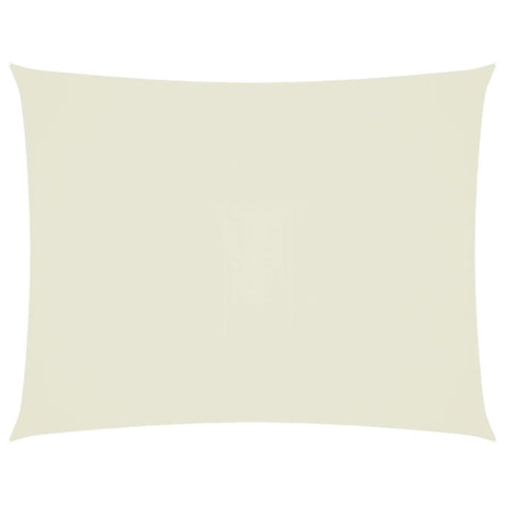 Vidaxl Sunshade Rectangular 4x5 M Oxford Fabric Crème -farvet -farvet
