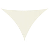 Vidaxl Sunshade Triangular 2,5x2,5x3,5 m Oxford Fabric Crème -farvet