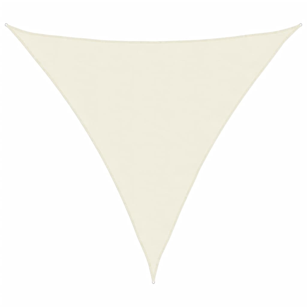 Vidaxl Sunshade Triangular 3x3x3 M Oxford Fabric Crème -farvet