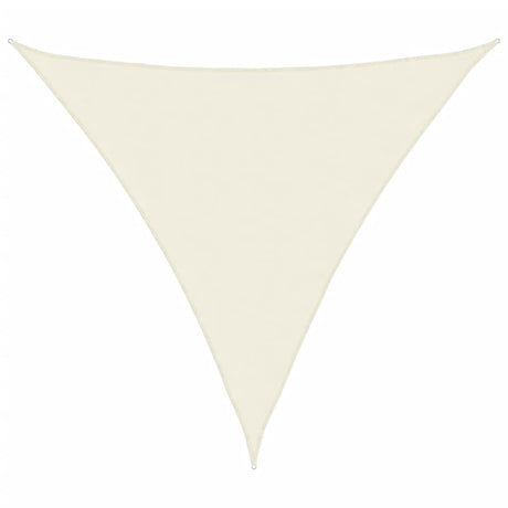 Vidaxl Sunshade Triangular 3x3x3 M Oxford Fabric Crème -farvet