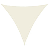 Vidaxl Sunshade Triangular 4x4x4 M Oxford Fabric Crème -farvet