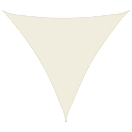 Vidaxl Sunshade Triangular 4x4x4 M Oxford Fabric Crème -farvet