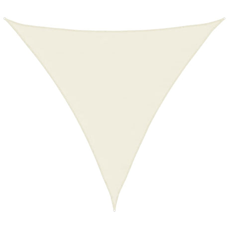 Vidaxl Sunshade Triangular 4,5x4,5x4,5 m Oxford Stof crème -farvet