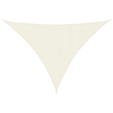 Vidaxl Sunshade Triangular 5x7x7 M Oxford Fabric Crème -farvet