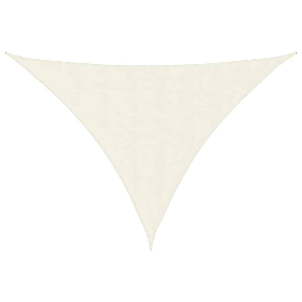 Vidaxl Sunshade Triangular 5x5x6 M Oxford Stof crème farvet