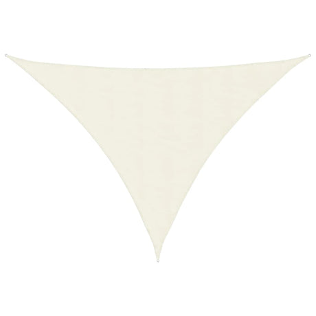 Vidaxl Sunshade Triangular 5x5x6 M Oxford Stof crème farvet