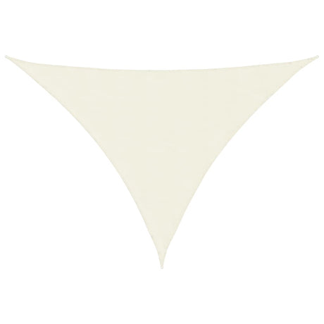 Vidaxl markise trekantet 4x5x6,4 m oxford stof crème -farvet