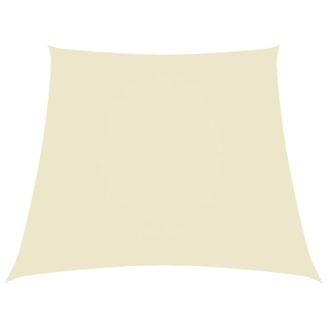 Vidaxl Zonnezeil Trapezium 2 4x3 M Oxford Fabric Cream -farvet