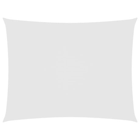 Vidaxl Sunshade Rectangular 5x7 M Oxford Fabric White