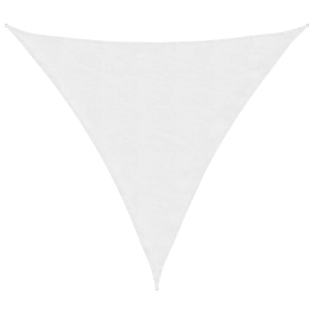Vidaxl Sunshade Triangular 4,5x4,5x4,5 m Oxford Fabric White White