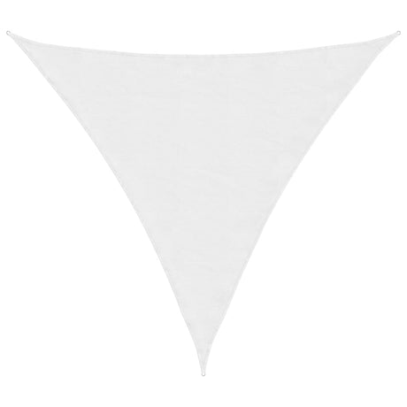 Vidaxl Sunshade Triangular 5x5x5 M Oxford Fabric White