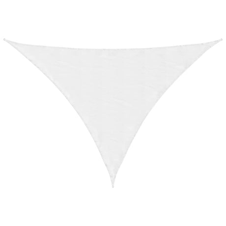 Vidaxl Sunshade Triangular 5x5x6 M Oxford Stof hvid