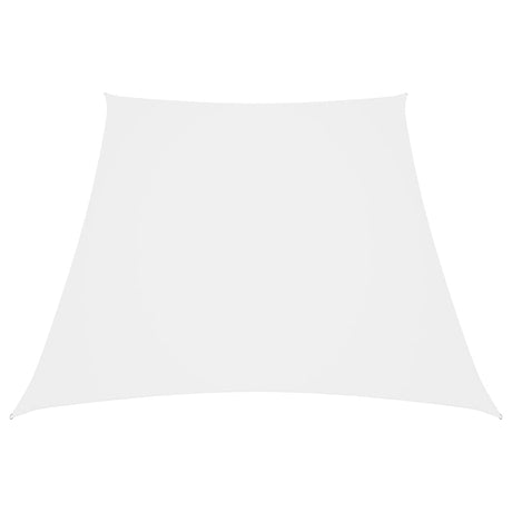 Vidaxl Zonnezeil Trapezium 2 4x3 M Oxford Fabric White