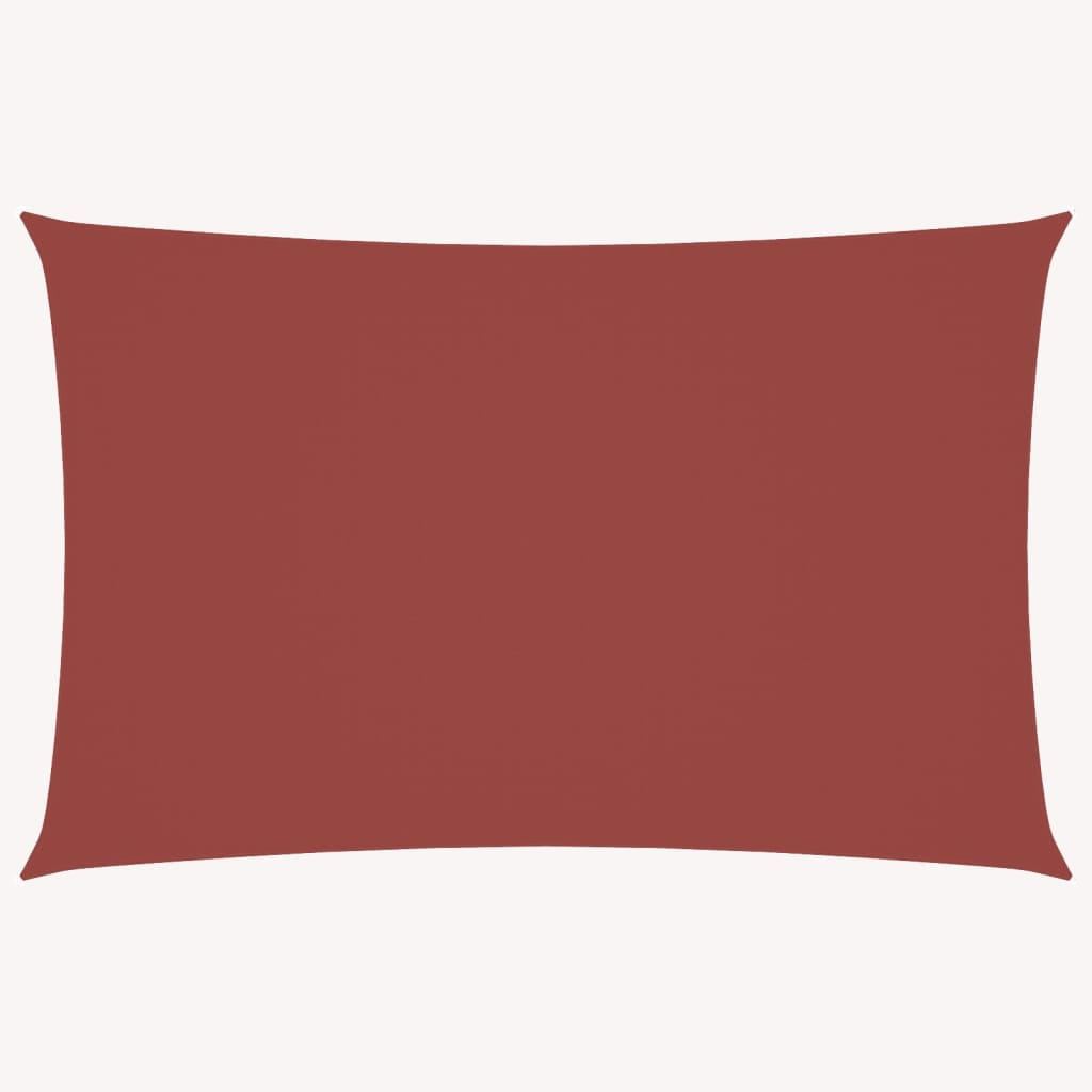 Vidaxl Sunshade Rectangular 5x7 M Oxford Fabric Terracotta -farvet