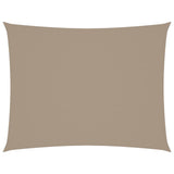 Vidaxl Sunshade Rectangular 2x3 M Oxford Fabric Taupe