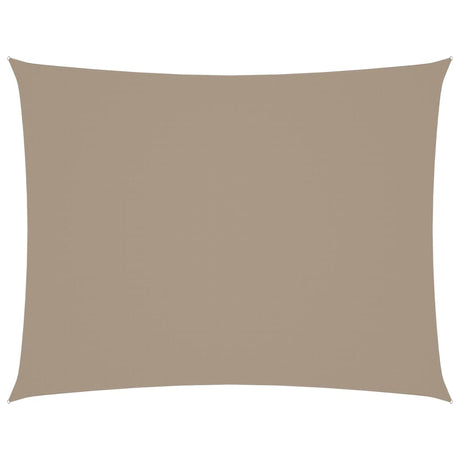 Vidaxl Sunshade Rectangular 2x3 M Oxford Fabric Taupe
