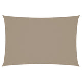 Vidaxl Sunshade Rectangular 2x4 M Oxford Fabric Taupe