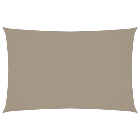 Vidaxl Sunshade Rectangular 2x5 M Oxford Fabric Taupe