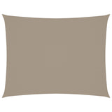 Vidaxl Sunshade rektangulær 2,5x4 m Oxford Fabric Taupe
