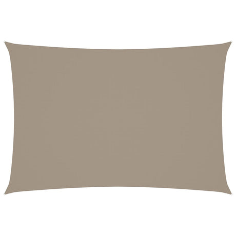 Vidaxx rektangulær solsejl 2,5x4,5 m oxford stof taupe