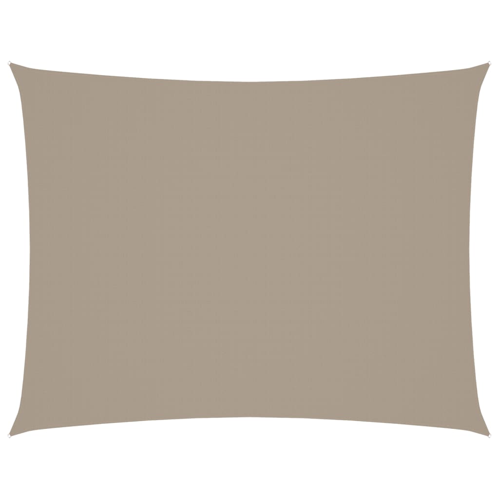 Vidaxl Sunshade rektangulær 3x4,5 m Oxford Fabric Taupe