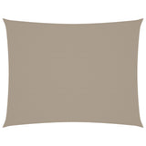 Vidaxl Sunshade rektangulær 3x4,5 m Oxford Fabric Taupe