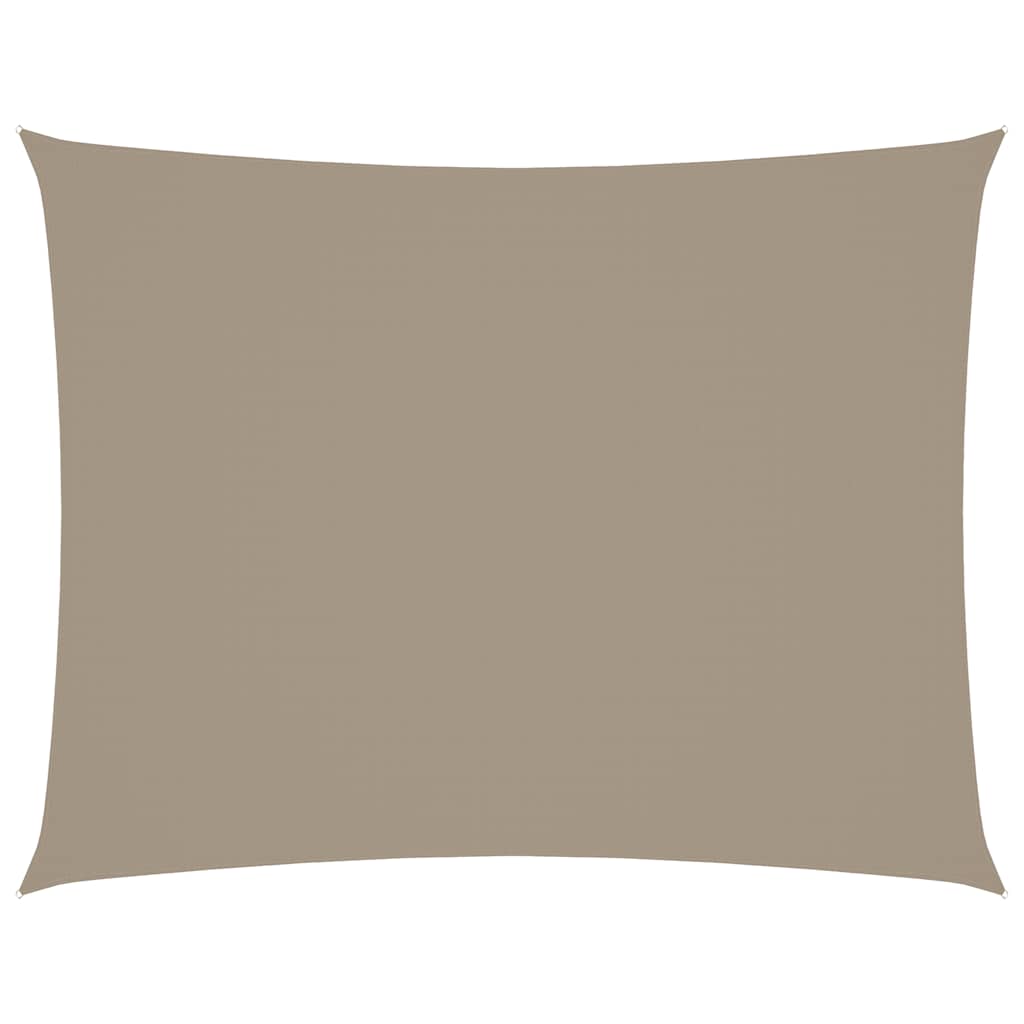 Vidaxl Sunshade Rectangular 3x6 M Oxford Fabric Taupe