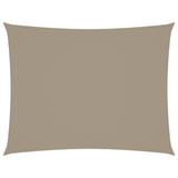 Vidaxl Sunshade Rectangular 3x6 M Oxford Fabric Taupe