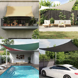 Vidaxl Sunshade Rectangular 3x6 M Oxford Fabric Taupe