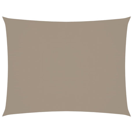 Vidaxx rektangulær solsejl 3,5x4,5 m oxford stof taupe
